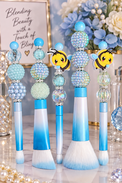Beaded Makeup Brush Set